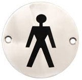 Stainless Steel Male Sign Disc