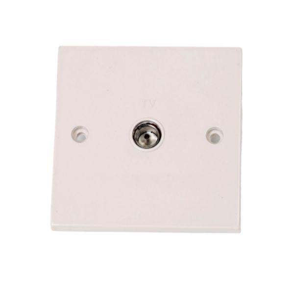 Single Flush T.V. Socket (1)
