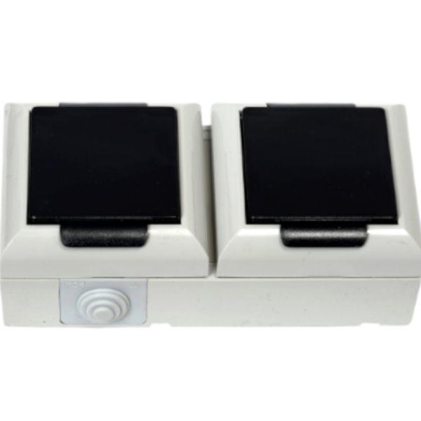 Damp Proof Socket 2 Gang (1)