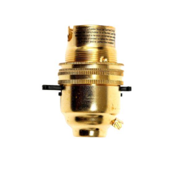 Switched Lampholder Brass 1/2" (1)
