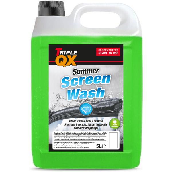 Triple QX Summer Concentrated Screen Wash Apple 5L