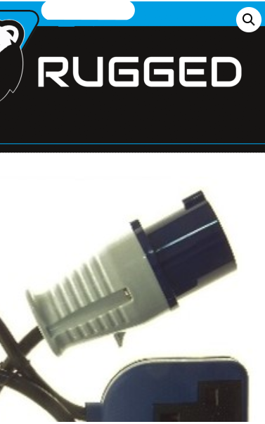 Rugged 16 Amp Blue Plug And Rubber Socket