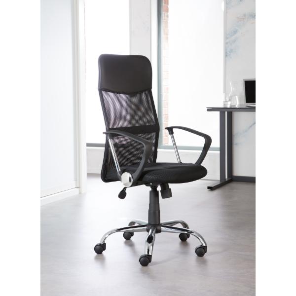 Cambridge Black Mesh Home Office Chair