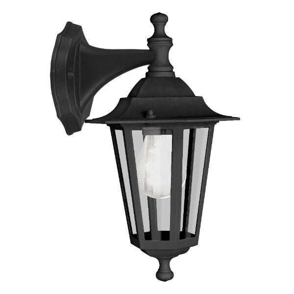 LATERNA 4 Wall Light Downwards Black Matt