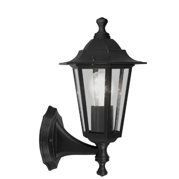 LATERNA 4 Wall Light Upwards Black Matt