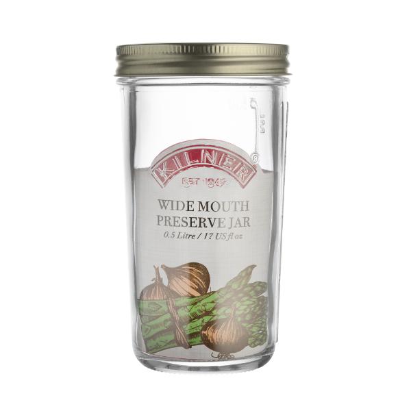 Kilner Wide Mouth Preserve Jar 0.5L
