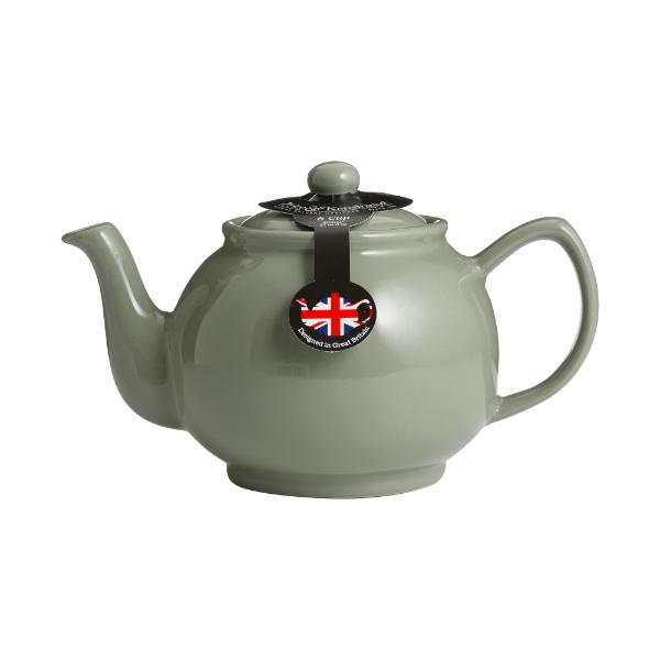 Price & Kensington Sage Green 6 Cup Teapot