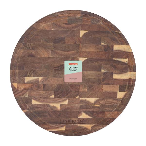 TyphoonWorld Foods 30Cm End Grain Acacia Round B