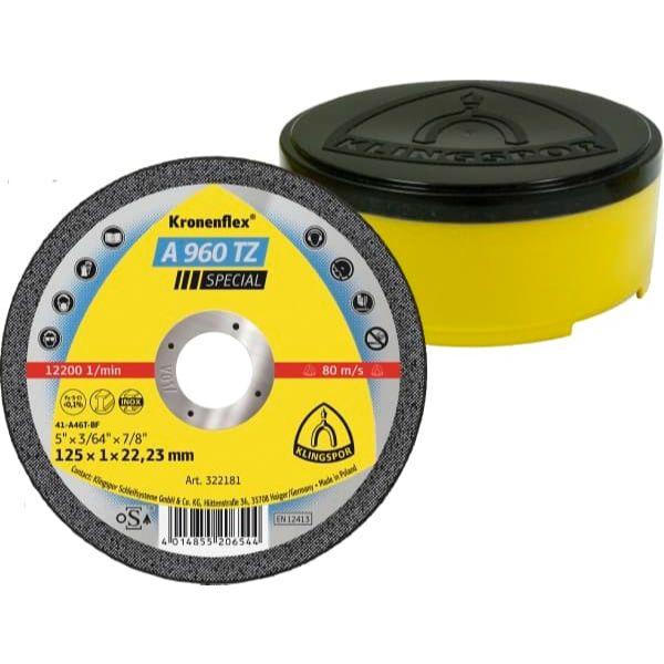 Klingspor A960TZ SPECIAL 115X1X22 FLAT CUTTING DISC