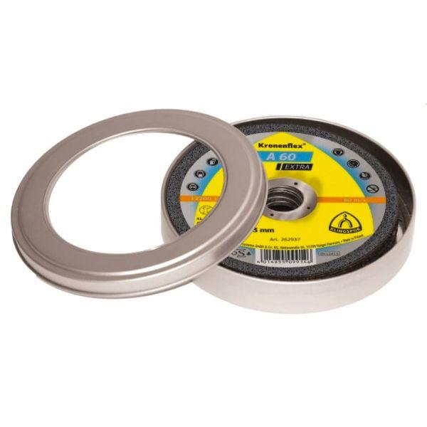 Klingspor A60E 115X1X22 CUTTING DISC TIN (1= 1TIN)