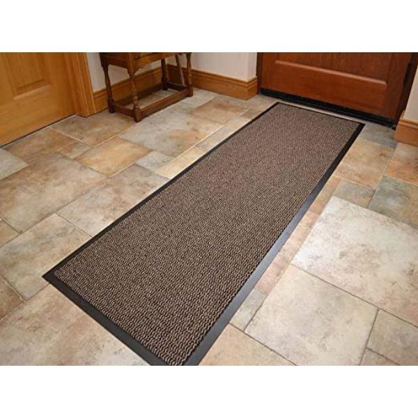 WASH & CLEAN 180 X 60 CM RUNNER MAT - BROWN