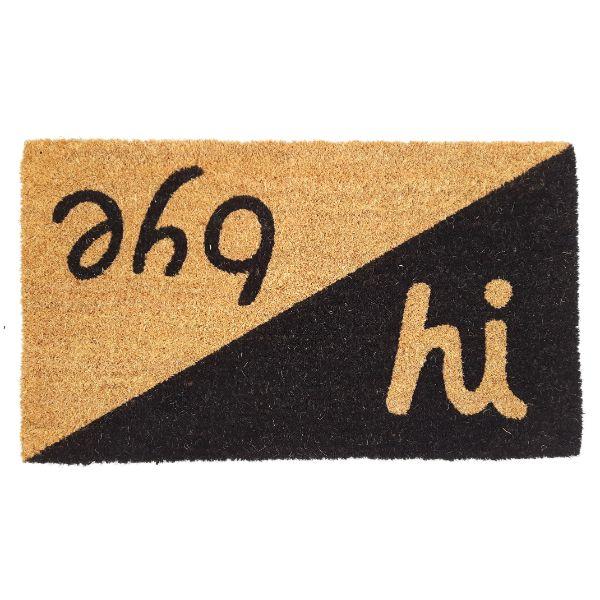 Printed Coir Mat, 40 x 70cm-Hi/Bye