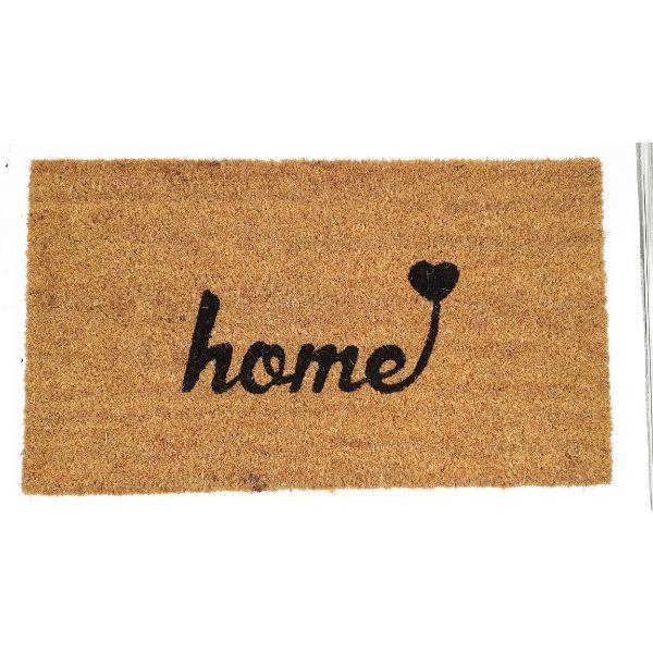 Printed Coir Mat, 40 x 70cm Home/Heart