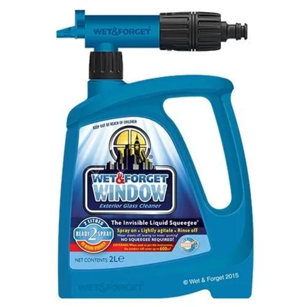 Wet & Forget Exterior Glass Cleaner 1.4Ltr