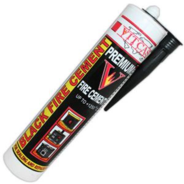 Vitcas Premium Black Fire Cement 300ml Cartridge