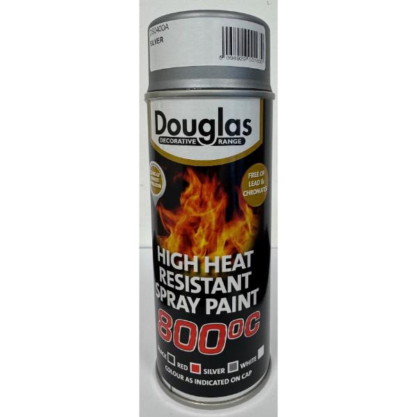 Vitcas Heat Resistant Aerosol Paint Silver 400ml