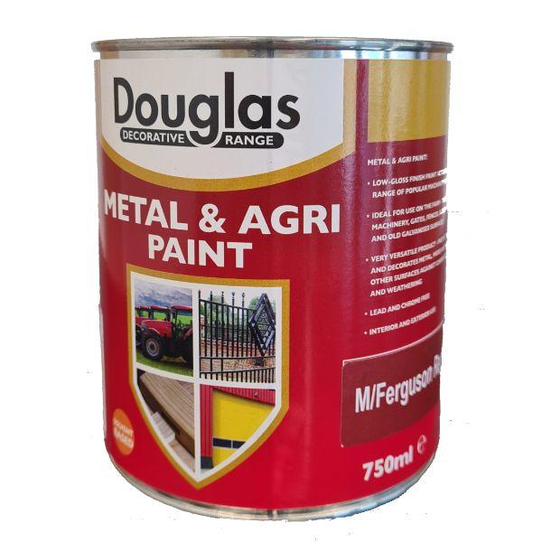 Metal and Agri Paint 750ml, Massey Ferguson Red