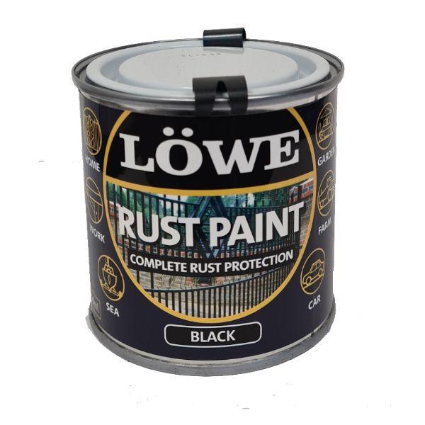 Lowe Rust Paint, Black, 250ml