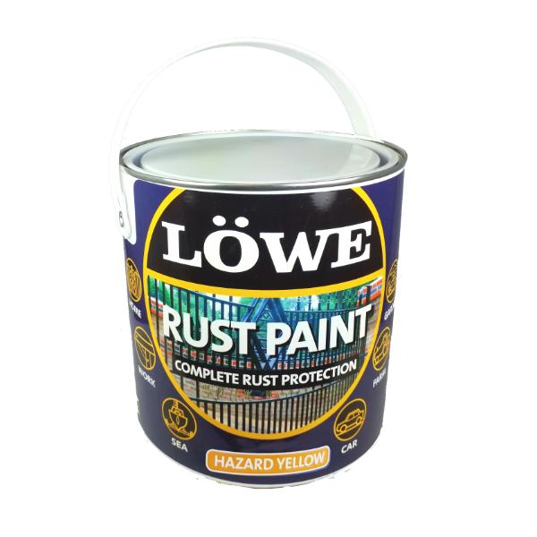 Lowe Rust Paint Hazard Yellow, 2.5ltr