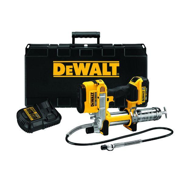 Dewalt 18V Grease Gun comes with 1 X 4Ah Li-Ion Batt Pack & Fast Charger