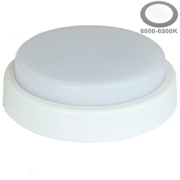 24W Led Surface Panel 1900Lm Round White Light - Ip65