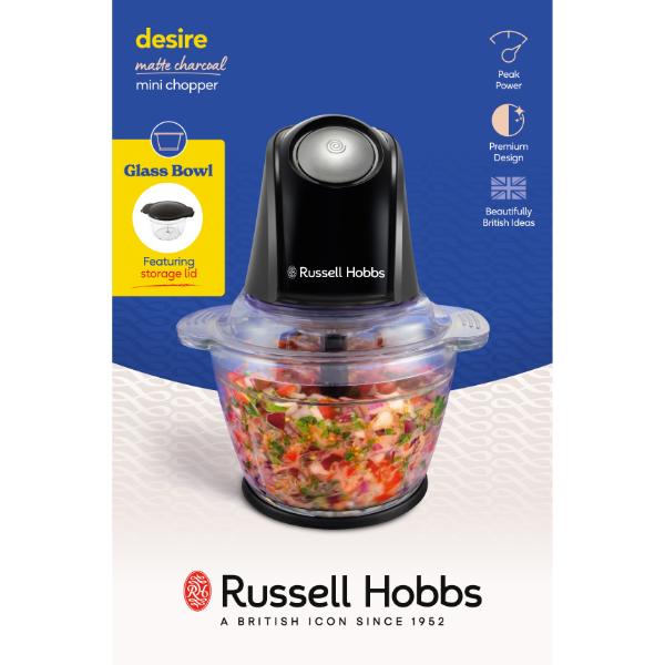 Russell Hobbs Matt Charcoal Mini Chopper