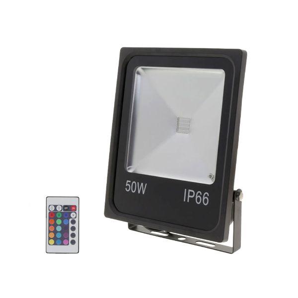 LED RGB Floodlight With Remote Control