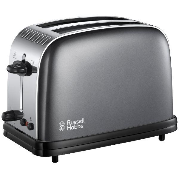 2 Slice Stainless Steel Grey Toaster