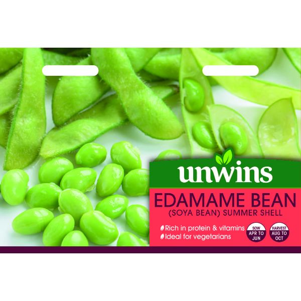 Unwins Seed Packet Edamame Bean Summer Shell - Soya Bean