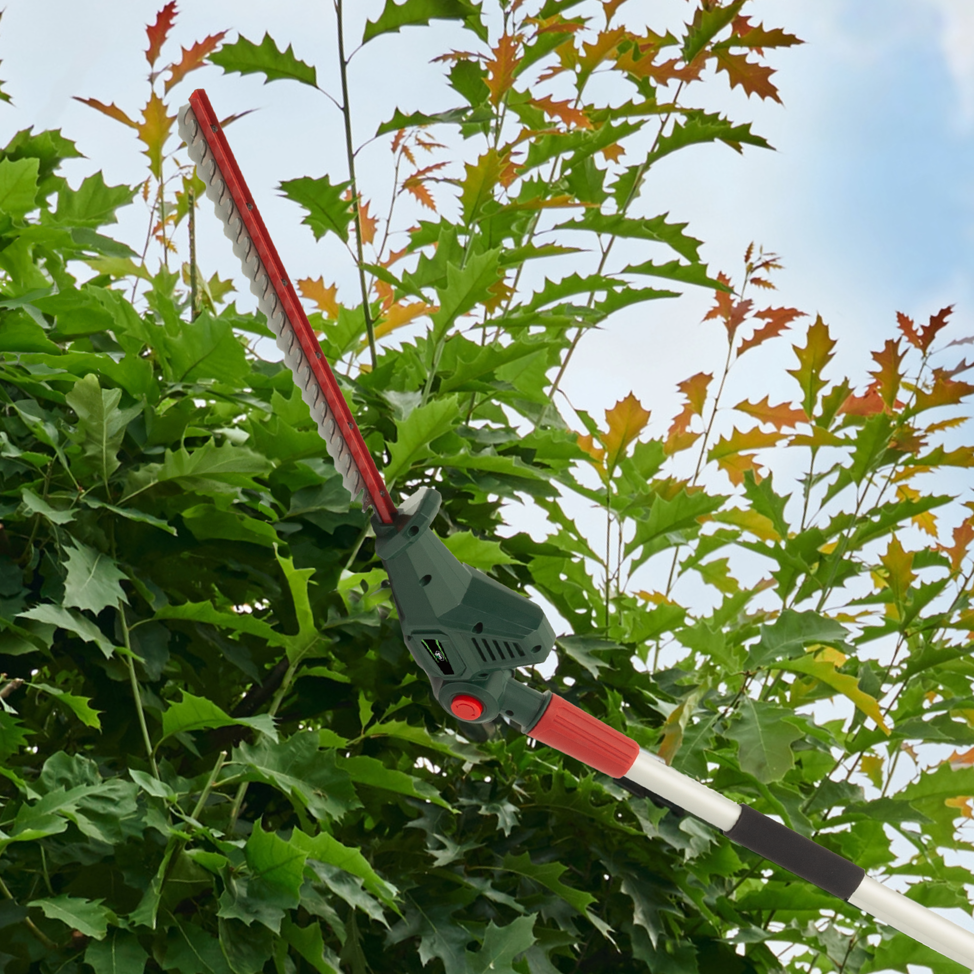 Webb Eco 20v Cordless 50cm Long reach Hedge Trimmer with 1 x 2ah battery & charger