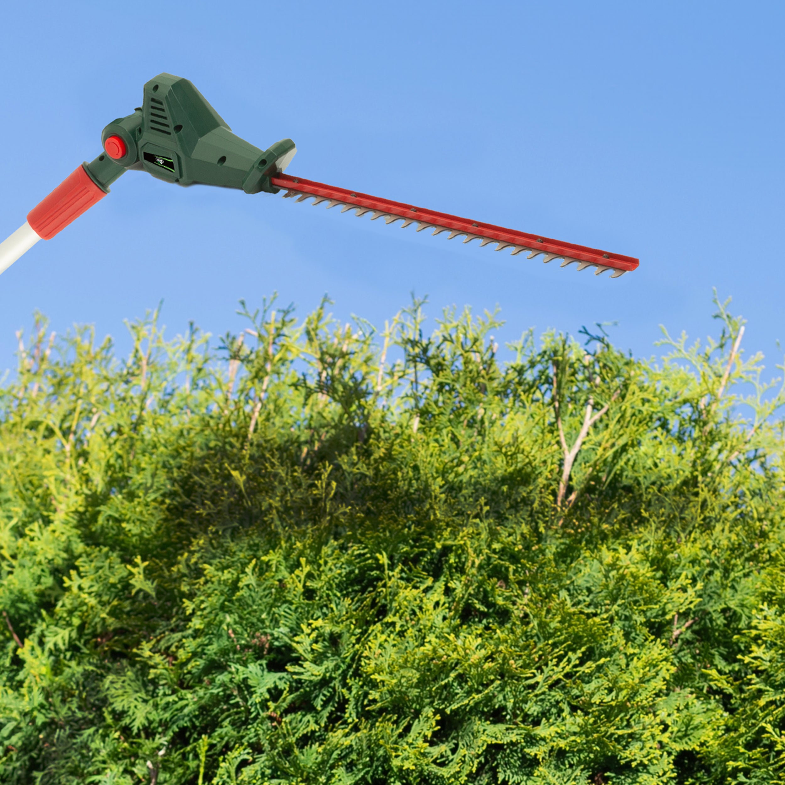 Webb Eco 20v Cordless 50cm Long reach Hedge Trimmer with 1 x 2ah battery & charger