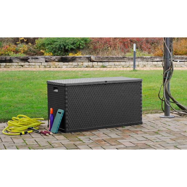 Toomax Multibox Rattan Outdoor Storage Box 420L (H63.5xL119.5xD56cm)