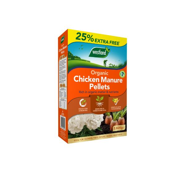 Organic Chicken Manure Pellet 2.25Kg+25% Extrafree