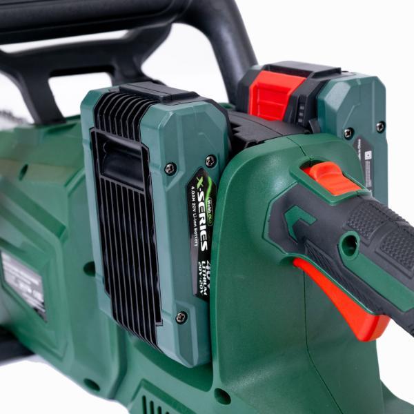 Webb X Series 40V (2 X 20V) 40CM (16") Brushless Chainsaw with 2 X 4Ah Batteries & Charger
