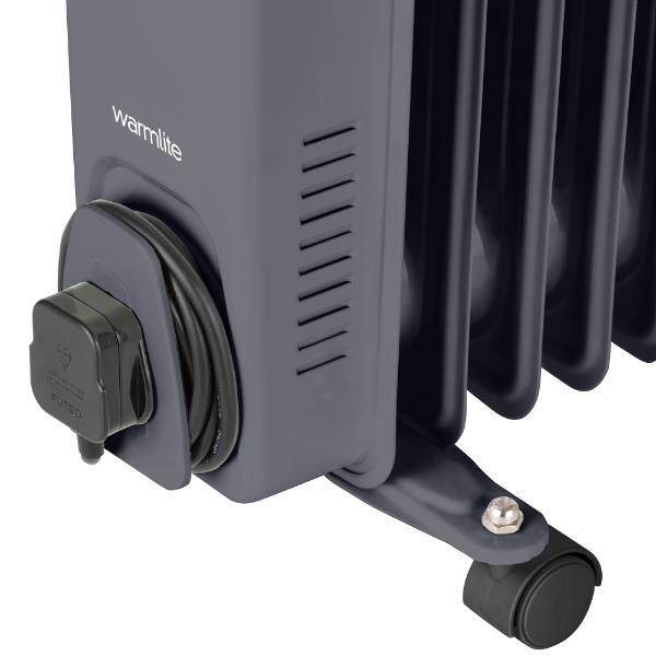 Warnlite 2000W Oil Filled Radiator Grey