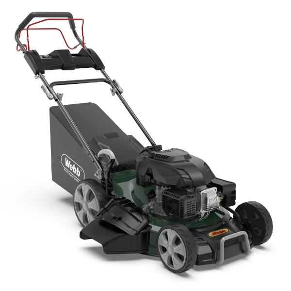 Webb Classic Self Propelled Petrol Lawnmower with Electronic Starter 51cm 173cc (20")