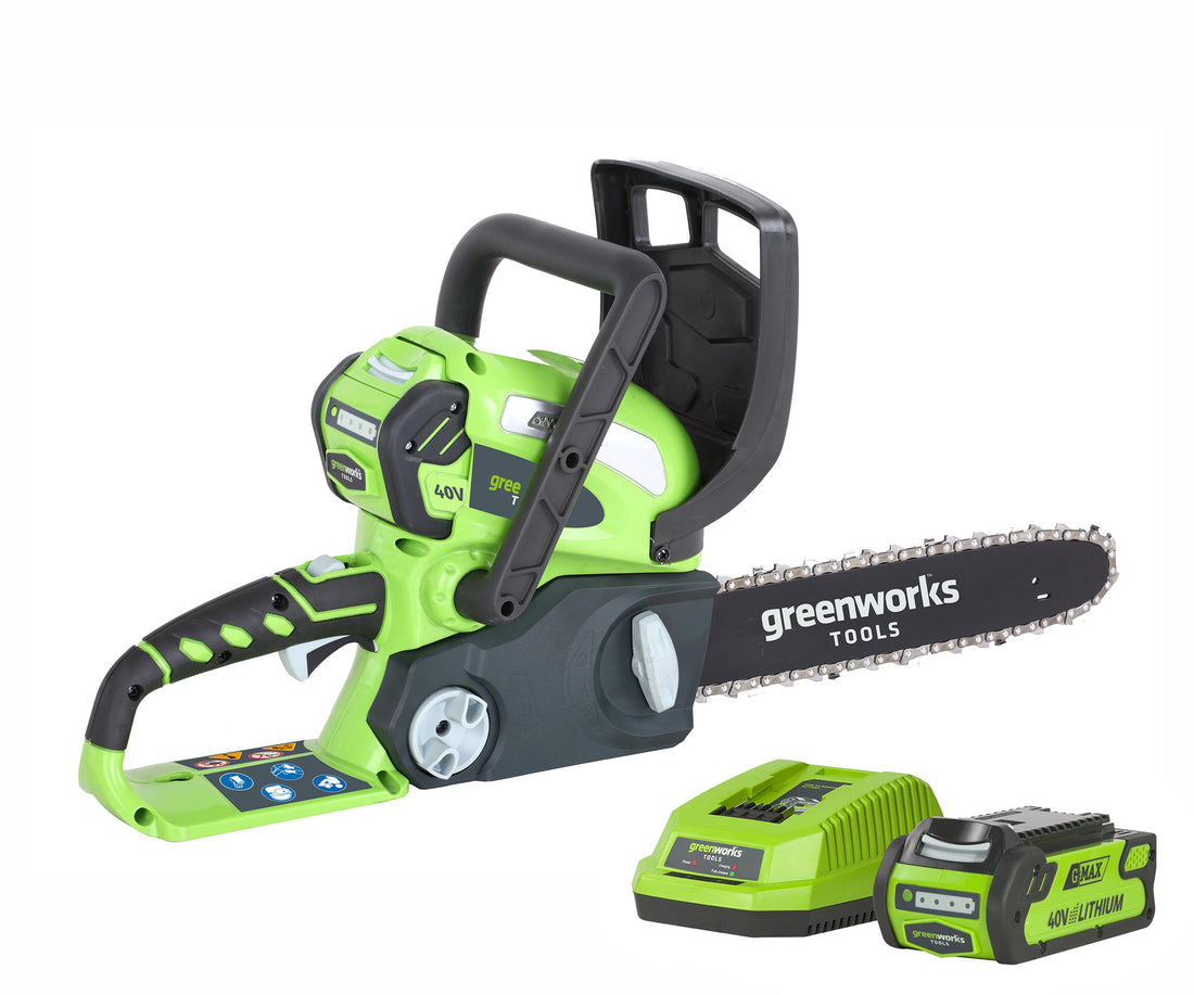 Greenworks 40v 30cm Chainsaw 1 X 2ah B&C