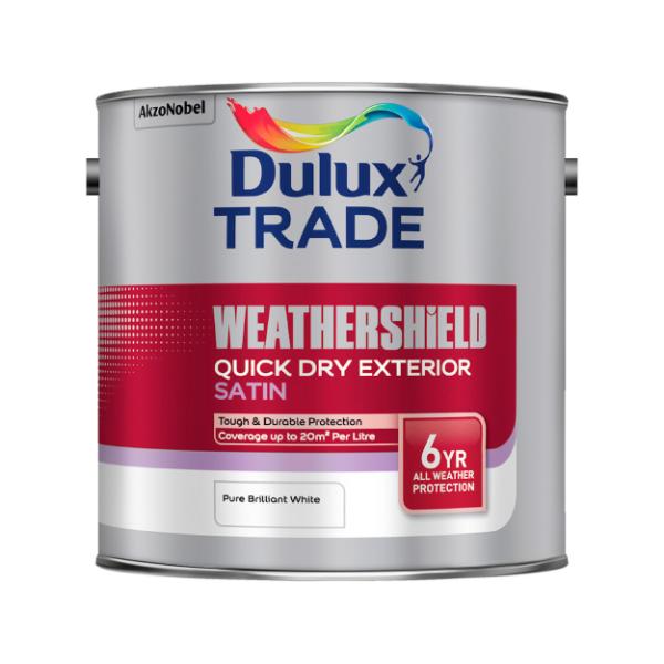 Dulux Trade Weathershield Quick dry Exterior Satin 2.5L