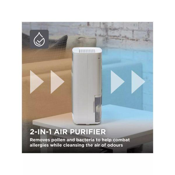 Black & Decker 2L Dehumidifier & Air Purifier