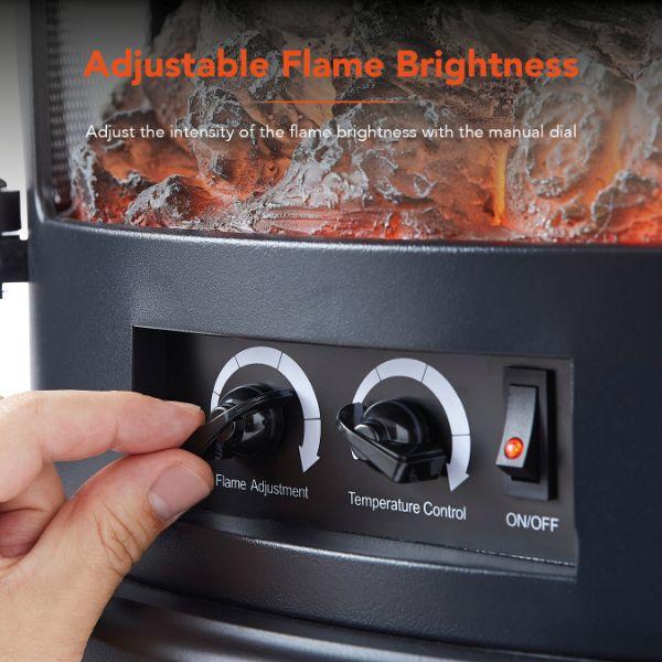 Warmlite 1.8Kw Bath Log Stove Fire