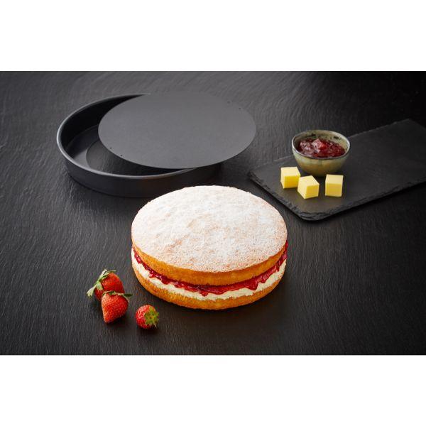 Loose Base Sandwich Pan Non-Stick Round 23cm/9in