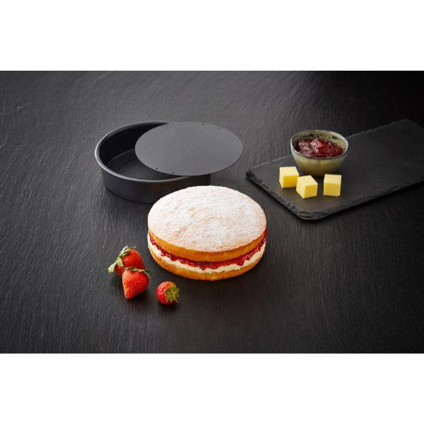 Loose Base Sandwich Pan Non-Stick Round 15cm/6in
