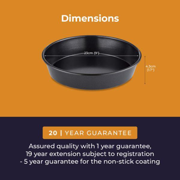 Non-Stick Deep Pie Pan 23cm/9in