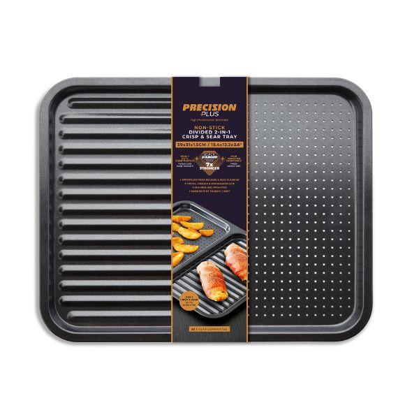 Non-Stick Divided Baking Tray 39x31x1.5cm
