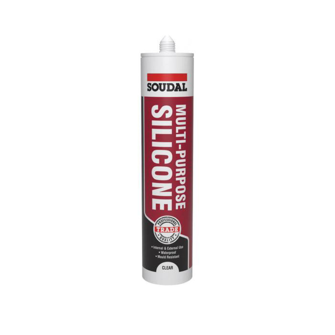 Soudal Multi-Purpose Silicone Clear 270ml