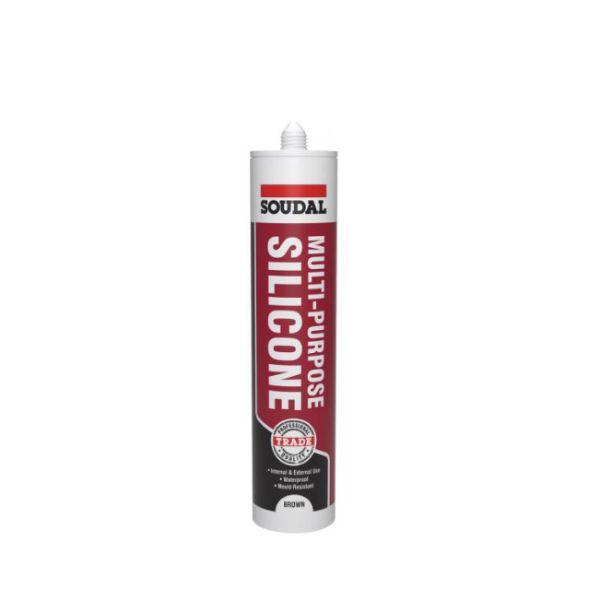 Soudal Multi-Purpose Silicone Clear 270ml