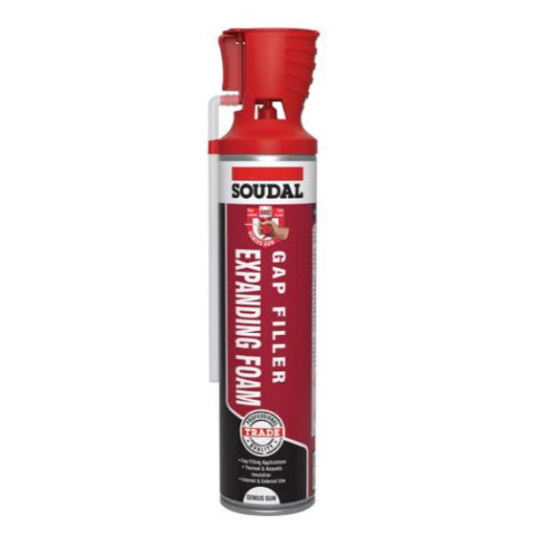 Soudal Gap Filler Expanding Foam Genius Gun 600ml Champagne