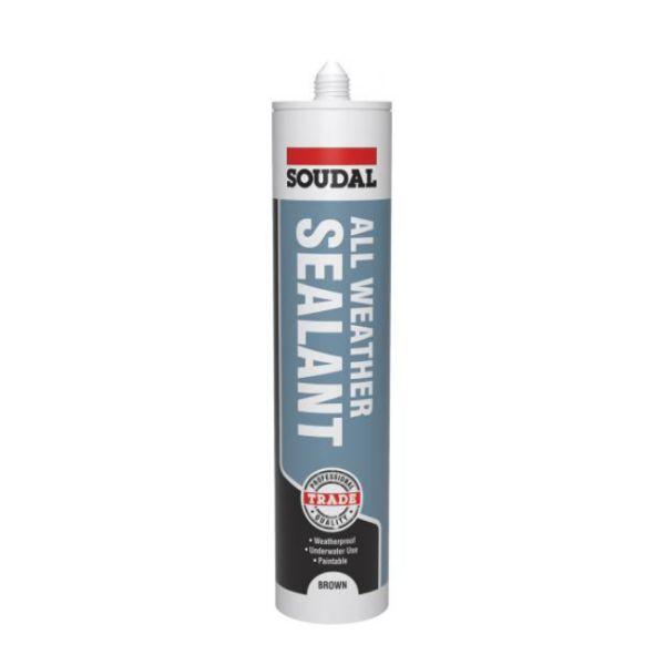 Soudal All Weather Sealant Brown 290ml