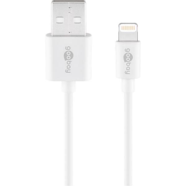 Goobay Apple Lightning USB 2.0 male - White 1m