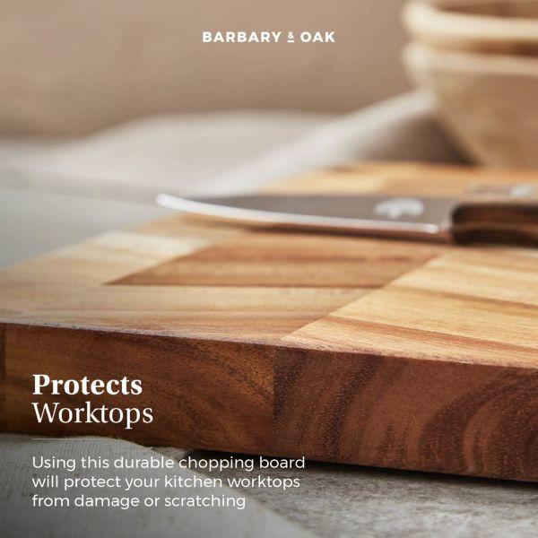 Barbary & Oak Rectangle Chopping Board Chevron